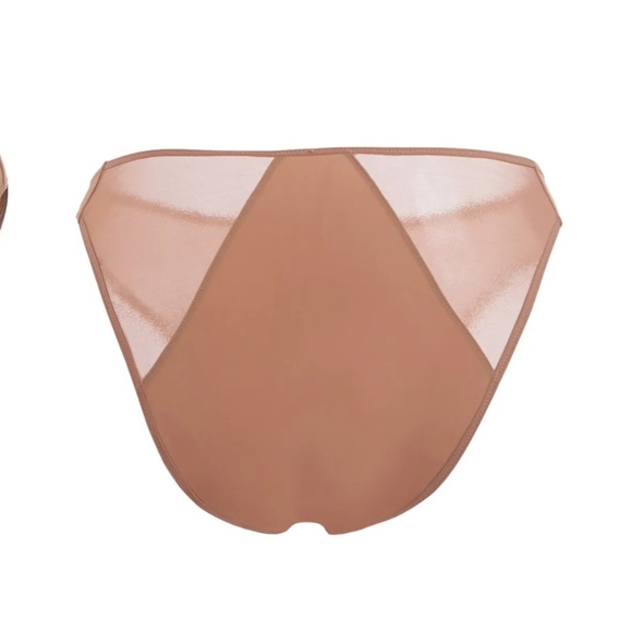 WOLFORD Sheer Opaque Underwear Brief in Macchiato - Size L - NWT Brand New - Picture 2 of 7